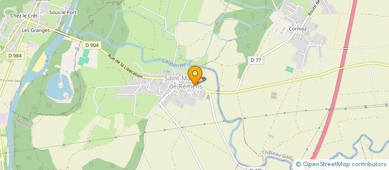 localisation de l'entreprise SCI LE FLOCON  SAINT-MAURICE-DE-REMENS