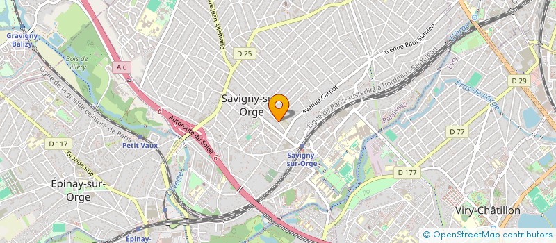 localisation de l'entreprise SCI LE FLOHIC  SAVIGNY-SUR-ORGE