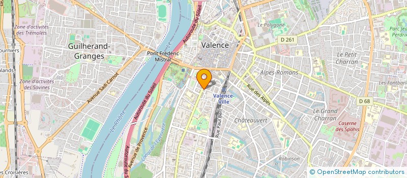 localisation de l'entreprise SCI LE FLORAC à VALENCE