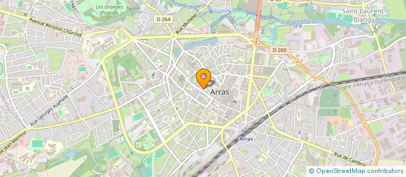 localisation de l'entreprise SCI LE FLORE à ARRAS