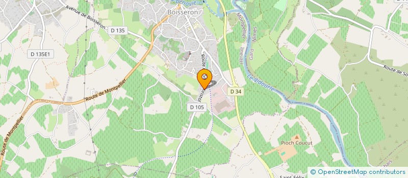 localisation de l'entreprise SCI LE FLORENCE  BOISSERON