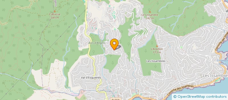 localisation de l'entreprise SCI LE FLORENTINA à ROQUEBRUNE-SUR-ARGENS