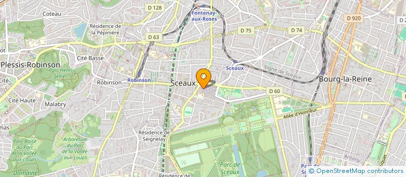 localisation de l'entreprise SCI LE FLORIAN à SCEAUX