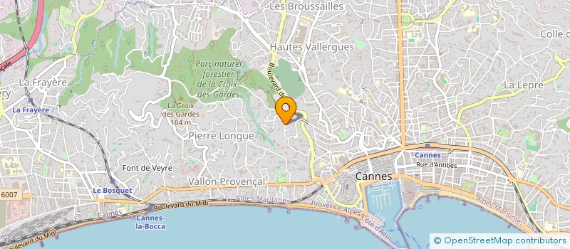 localisation de l'entreprise SCI LE FLORIDA à CANNES