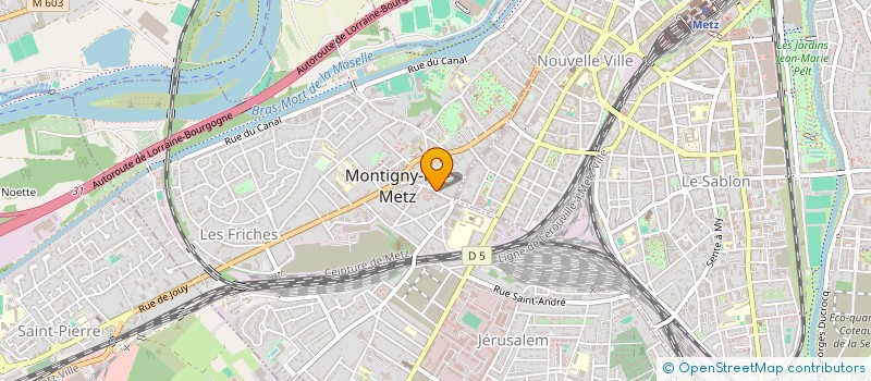 localisation de l'entreprise SCI LE FLORIDE à MONTIGNY-LES-METZ