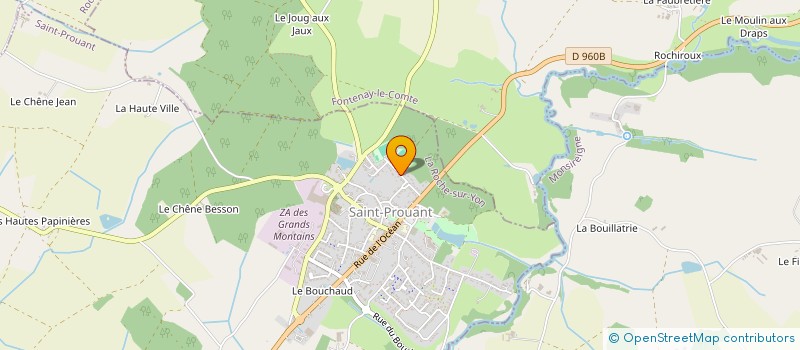 localisation de l'entreprise SCI LE FLORILEGE  SAINT-PROUANT