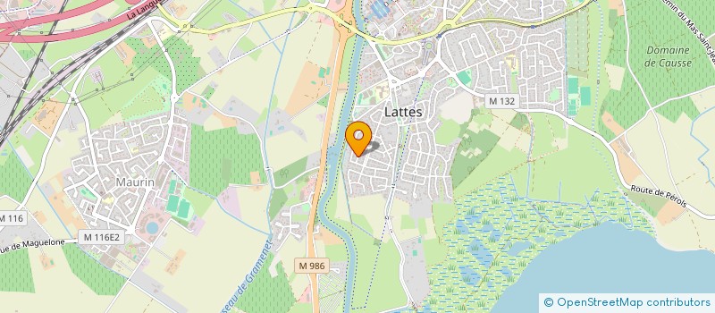 localisation de l'entreprise SCI LE FOCH à LATTES