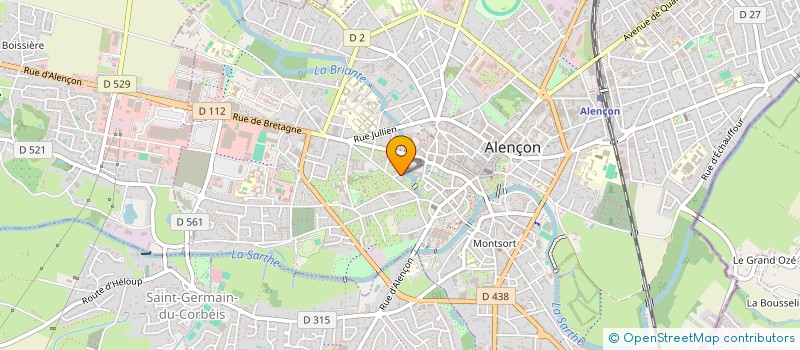 localisation de l'entreprise SCI LE FOCH à ALENCON