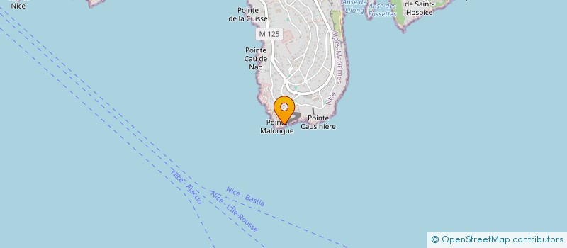 localisation de l'entreprise SCI LE FONCIER à VILLEFRANCHE SUR MER