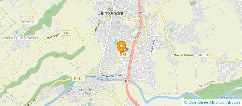 localisation de l'entreprise SCI LE FOND DE BAC à SAINT-ANDRE