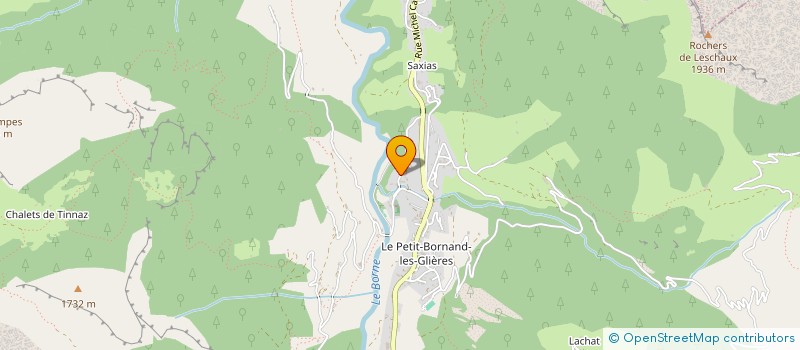 localisation de l'entreprise SCI LE FOND DES PRES  GLIERES-VAL-DE-BORNE