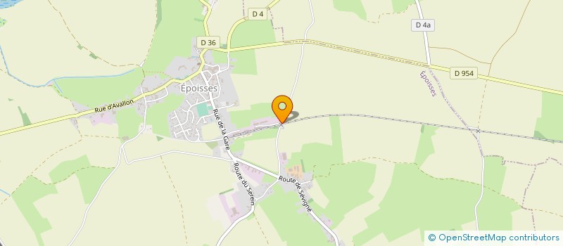 localisation de l'entreprise SCI LE FONTENY DE CHANGY  EPOISSES