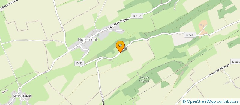 localisation de l'entreprise SCI LE FORESTEL A NULLEMONT  NULLEMONT