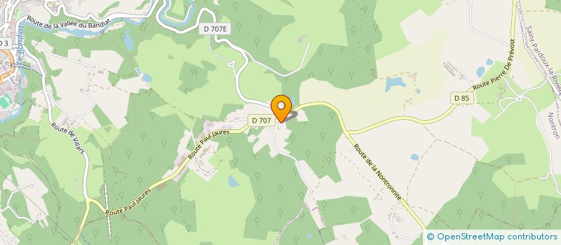 localisation de l'entreprise SCI LE FORESTIER  TEYJAT