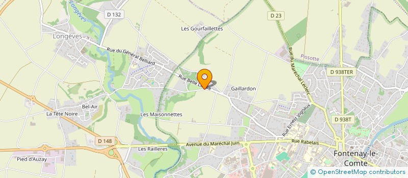 localisation de l'entreprise SCI LE FORT  FONTENAY-LE-COMTE