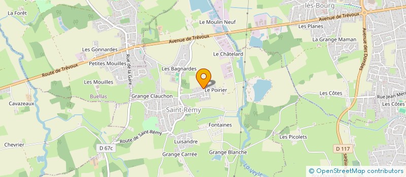 localisation de l'entreprise SCI LE FORT  SAINT-REMY