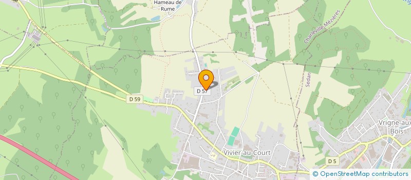 localisation de l'entreprise SCI LE FORTIN  CHARLEVILLE-MEZIERES