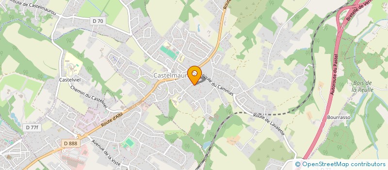 localisation de l'entreprise SCI LE FORTIN  CASTELMAUROU