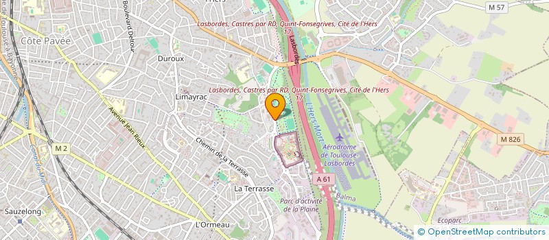 localisation de l'entreprise SCI LE FORUM à TOULOUSE