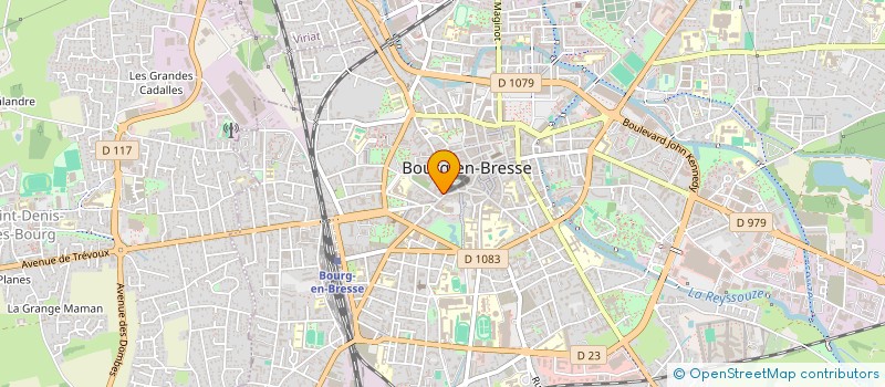 localisation de l'entreprise SCI LE FORUM à BOURG-EN-BRESSE