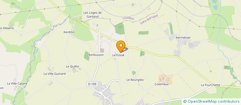 localisation de l'entreprise SCI LE FOSSE  SAINT-BARNABE