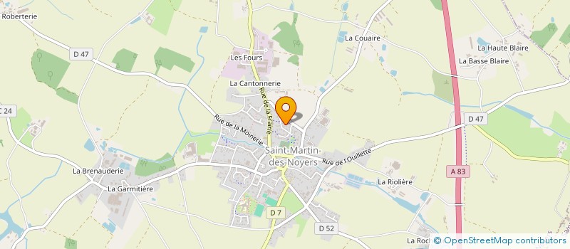 localisation de l'entreprise SCI LE FOUGERAY à L' OIE