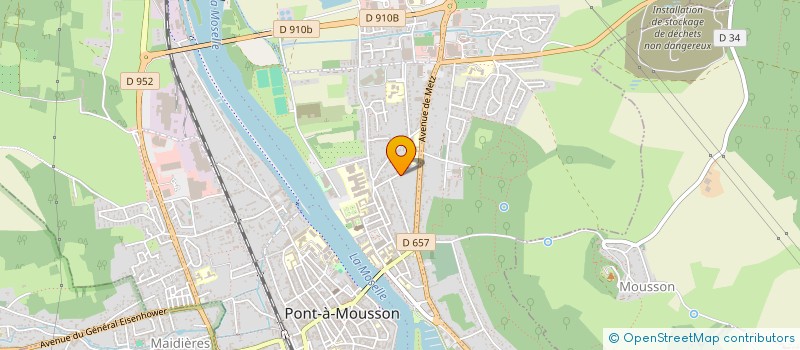 localisation de l'entreprise SCI LE FOULON  PONT-A-MOUSSON