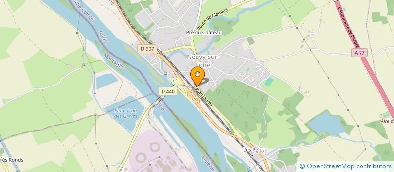 localisation de l'entreprise SCI LE FOULON à NEUVY-SUR-LOIRE
