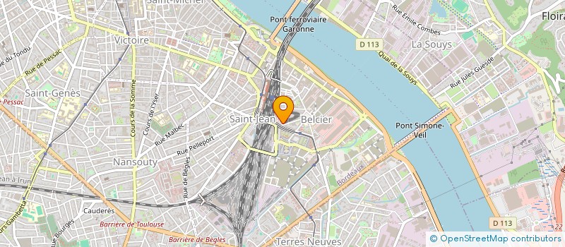 localisation de l'entreprise SCI LE FOUR  BORDEAUX