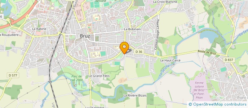 localisation de l'entreprise SCI LE FOUR  BRUZ