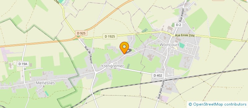 localisation de l'entreprise SCI LE FOUR A PAIN  WOINCOURT