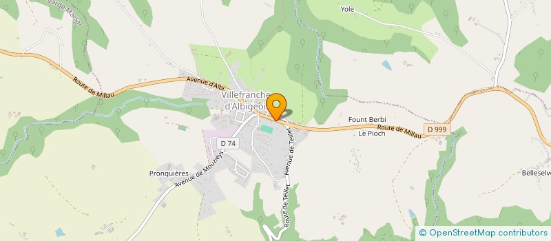 localisation de l'entreprise SCI LE FOUR DE LA VANELLE  VILLEFRANCHE-D'ALBIGEOIS