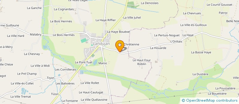 localisation de l'entreprise SCI LE FOUR ROBLIN  LANDUJAN