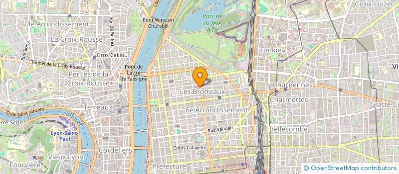 localisation de l'entreprise SCI LE FOURNIL  LYON