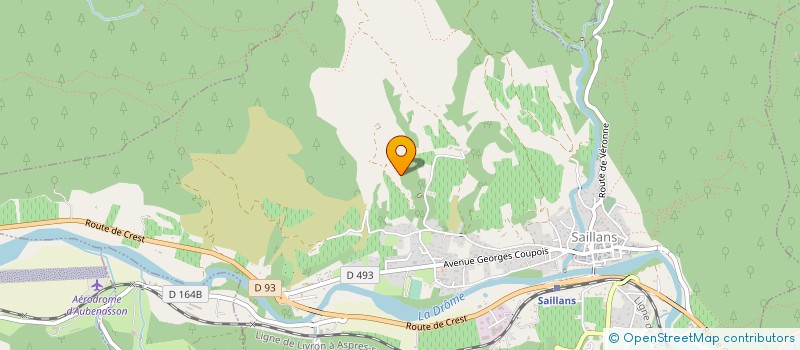 localisation de l'entreprise SCI LE FOURNIL DE CREST  SAILLANS
