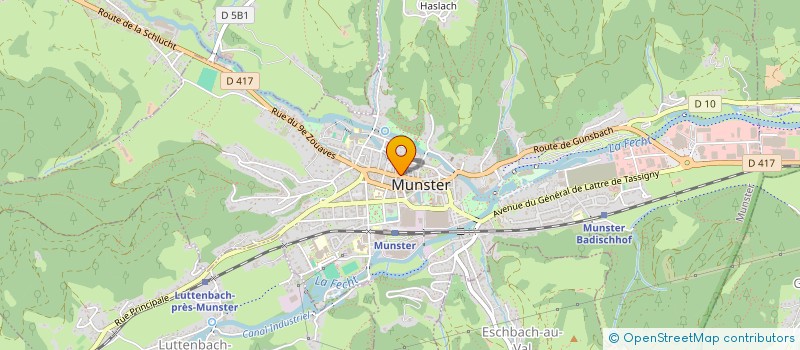 localisation de l'entreprise SCI LE FOURNIL DE L'ARTISAN  MUNSTER