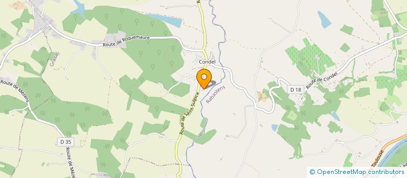 localisation de l'entreprise SCI LE FOURNIL DES GAULOIS  MEZENS