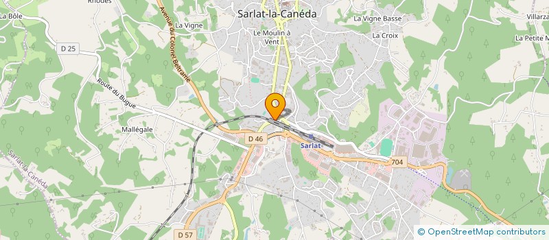 localisation de l'entreprise SCI LE FOURNIL DU PONTET à SARLAT-LA-CANEDA