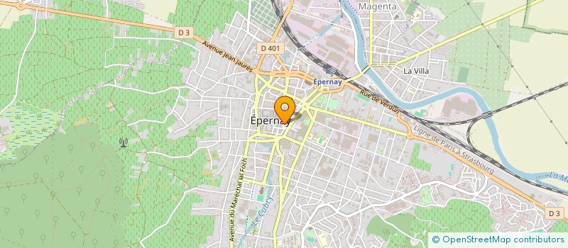 localisation de l'entreprise SCI LE FOURTOUT à EPERNAY