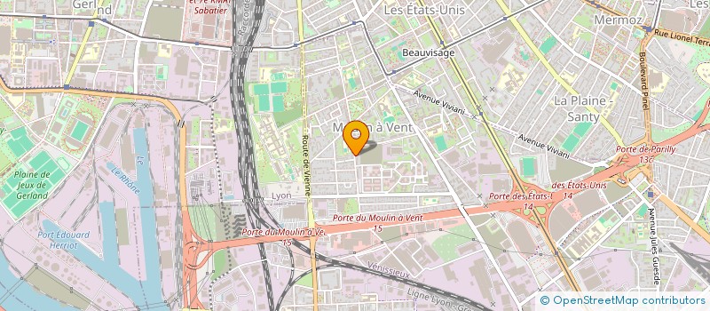 localisation de l'entreprise SCI LE FOYER DES ADELPHES  VENISSIEUX