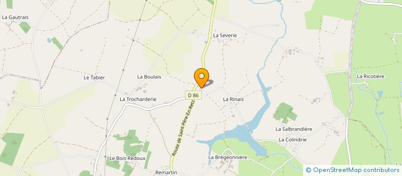 localisation de l'entreprise SCI LE FRAISSE  PORNIC