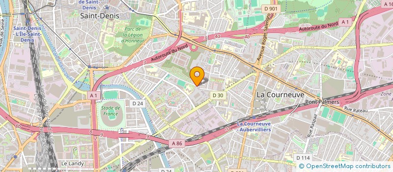 localisation de l'entreprise SCI LE FRANC MOISIN à SAINT-DENIS