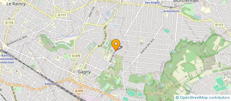 localisation de l'entreprise SCI LE FRANCOIS  GAGNY