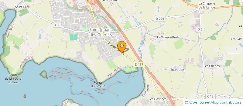 localisation de l'entreprise SCI LE FREMUR  SAINT-JOUAN-DES-GUERETS