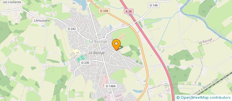 localisation de l'entreprise SCI LE FRESNE  LA BAZOGE