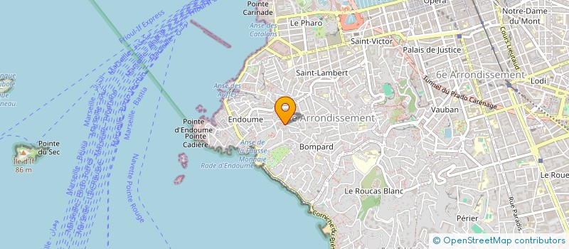 localisation de l'entreprise SCI LE FRIOUL à MARSEILLE