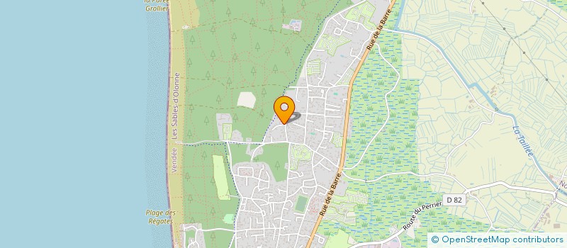 localisation de l'entreprise SCI LE FRISOT  NOTRE-DAME-DE-MONTS