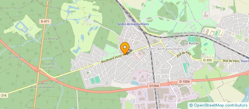 localisation de l'entreprise SCI LE FRIUL à GRETZ-ARMAINVILLIERS