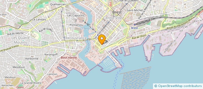 localisation de l'entreprise SCI LE FROMAGER  BREST