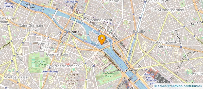 localisation de l'entreprise SCI LE FRONT DE SEINE  PARIS